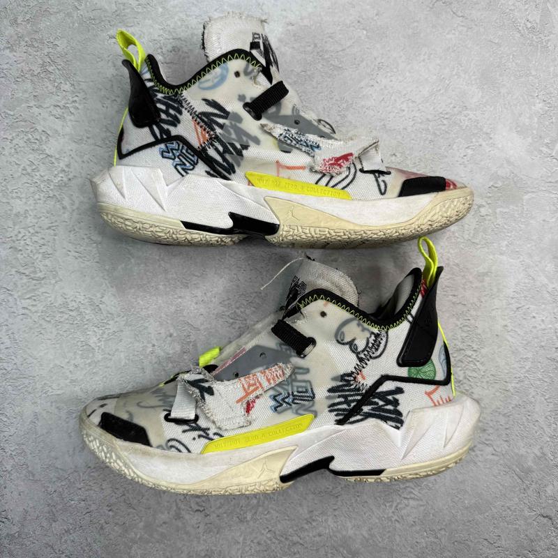 Nike Jordan Why Not Zer0.4 PF Graffiti *pre - owned* SIZE 5Y - Kicks Collective PA - Nike - DD9659 - 007 - Men's Shoes - 5M/6.5W - Pre - Owned - No Box