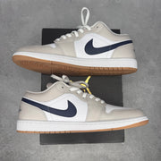 Jordan 1 Low Midnight Navy Neutral Grey VNDS *pre-owned* SIZE 13