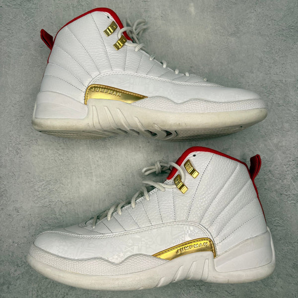 Jordan 12 Retro FIBA (2019) *pre - owned* SIZE 10 - Kicks Collective PA - Jordan - 130690-107 - Men's Shoes - 10M/11.5W - Pre - Owned - No Box
