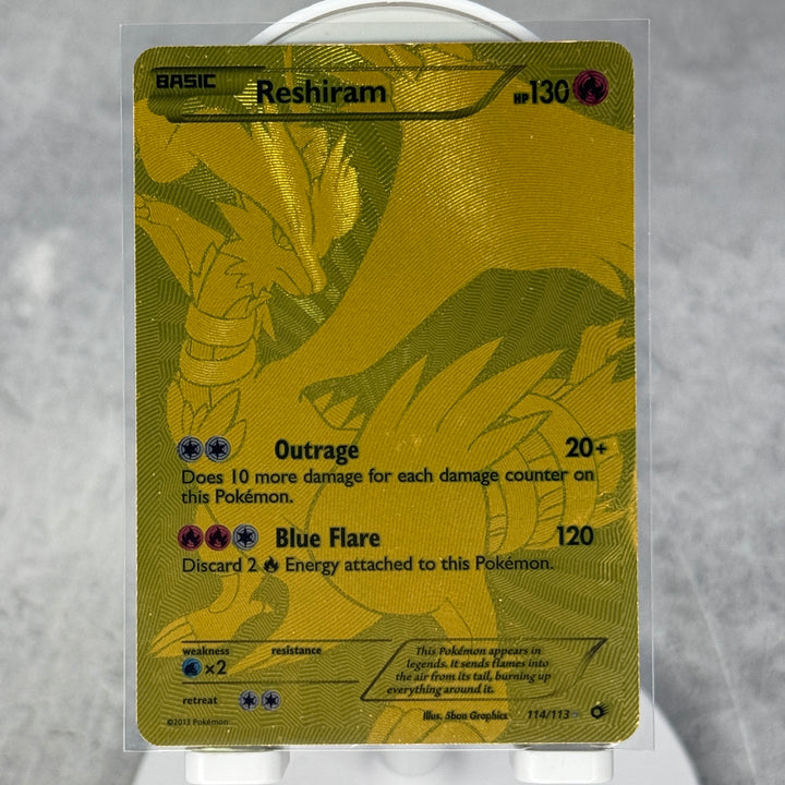 Reshiram (114 Full Art Secret Rare) - Legendary Treasures (LTR)