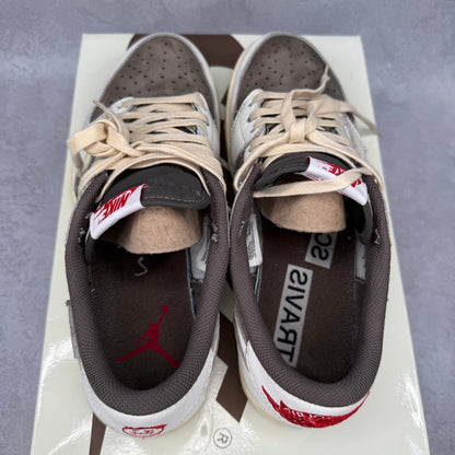 Jordan 1 Retro Low OG SP Travis Scott Reverse Mocha *pre - owned* SIZE 11 - Kicks Collective PA - Jordan - DM7866-162 - Men's Shoes - 11M/12.5W - Pre - Owned