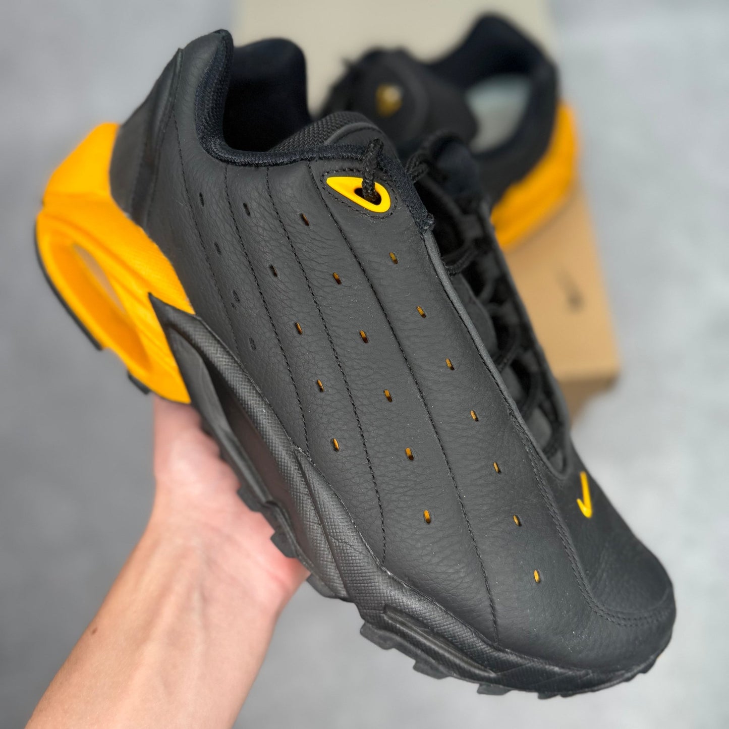 Nike Hot Step Air Terra Drake NOCTA Black Yellow *pre - owned* SIZE 9.5 - Kicks Collective PA - Nike - DH4692 - 002 - Men's Shoes - 9.5M/11W - Pre - Owned