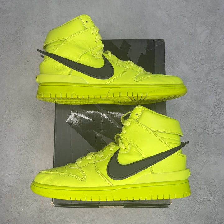 Nike Dunk High AMBUSH Flash Lime 9.5 (Pre-Owned) - front