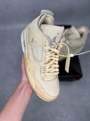 Jordan 4 Retro Off-White Sail (Women's) *pre-owned* SIZE 9.5M/11W