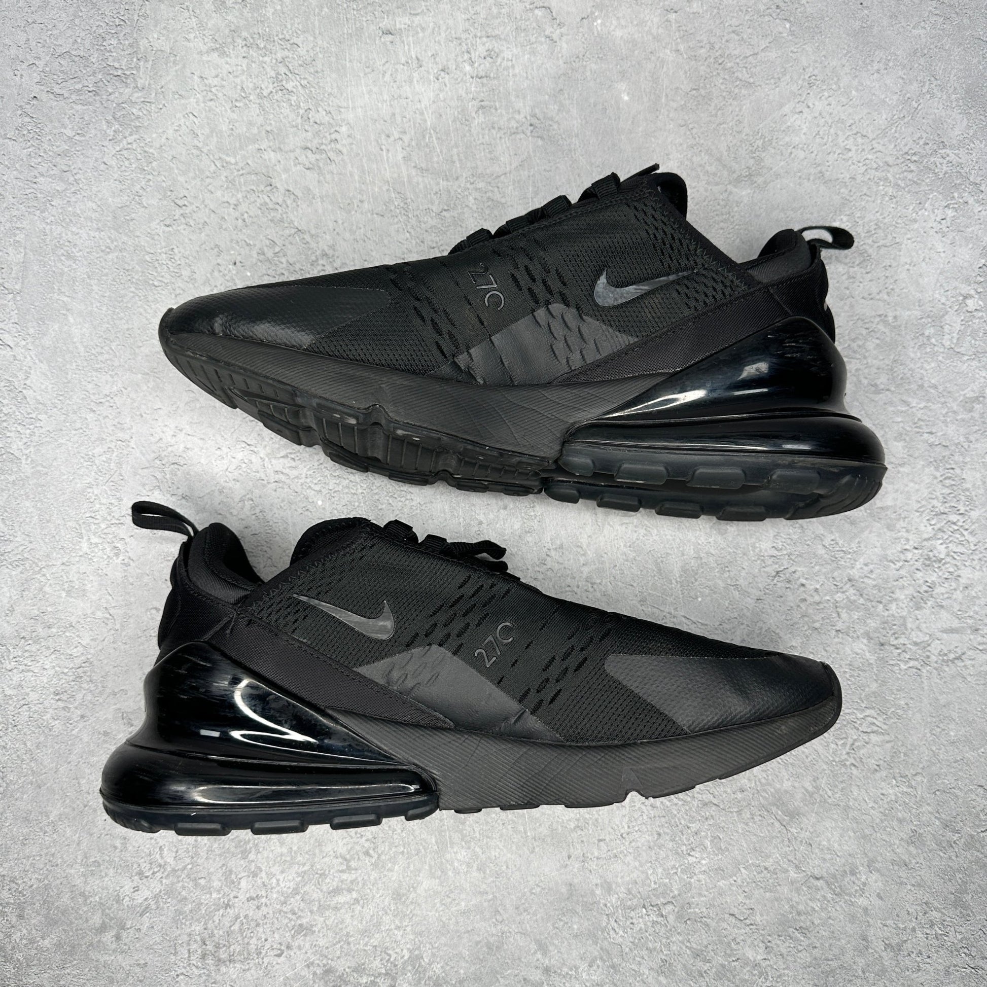 Nike Air Max 270 Triple Black *pre - owned* SIZE 11.5 - Kicks Collective PA - Nike - AH8050-005 - Men's Shoes - 11.5M/13W - Pre - Owned - No Box