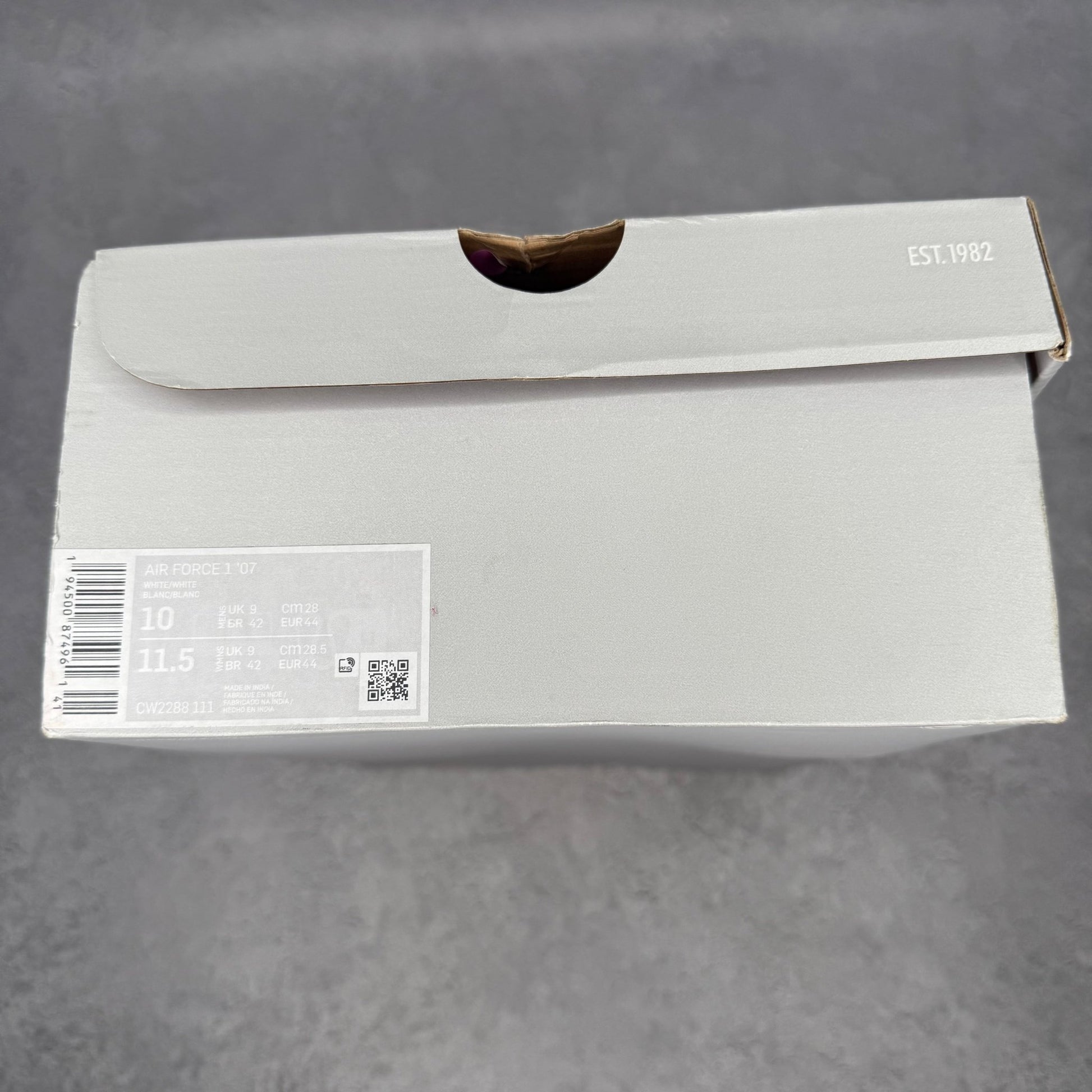 Nike Air Force 1 Low '07 White *pre - owned* SIZE 10 - Kicks Collective PA - Nike - 315122-111/CW2288-111 - Men's Shoes - 10M/11.5W - Pre - Owned