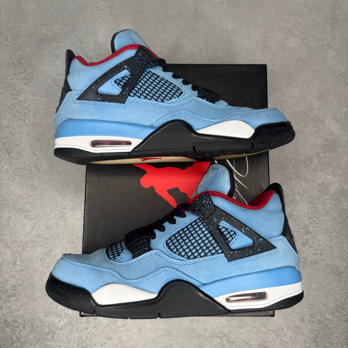 Jordan 4 Retro Travis Scott Cactus Jack *pre-owned* SIZE 9