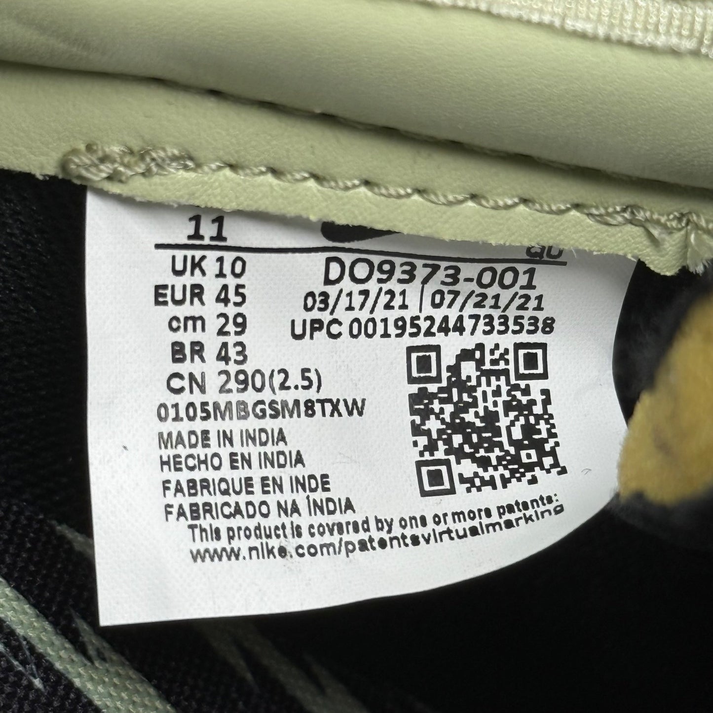 Nike Blazer Low Acronym Black Olive Aura - Kicks Collective PA - Nike - DO9373-001 - Men's Shoes - 11M/12.5W - Brand New - Original Box (Damaged)