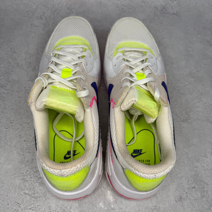 Nike Air Max Excee White Indigo Burst Volt Bright Crimson *pre - owned* SIZE 10W - Kicks Collective PA - Nike - DD2955-100 - Men's Shoes - 10W - Pre - Owned - No Box