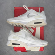 Nike Air Max 90 Ultra 2.0 White Metallic Platinum (Women's) *pre-owned* SIZE 10W