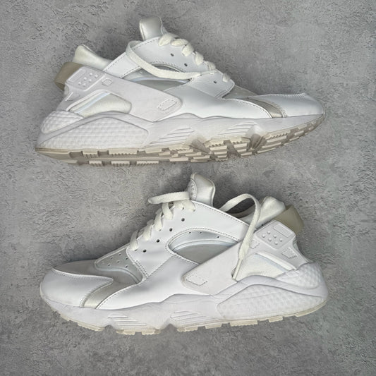 Nike Air Huarache White Pure Platinum (2021) *pre - owned* SIZE 12 - Kicks Collective PA - Nike - DD1068 - 102 - Men's Shoes - 12M/13.5W - Pre - Owned