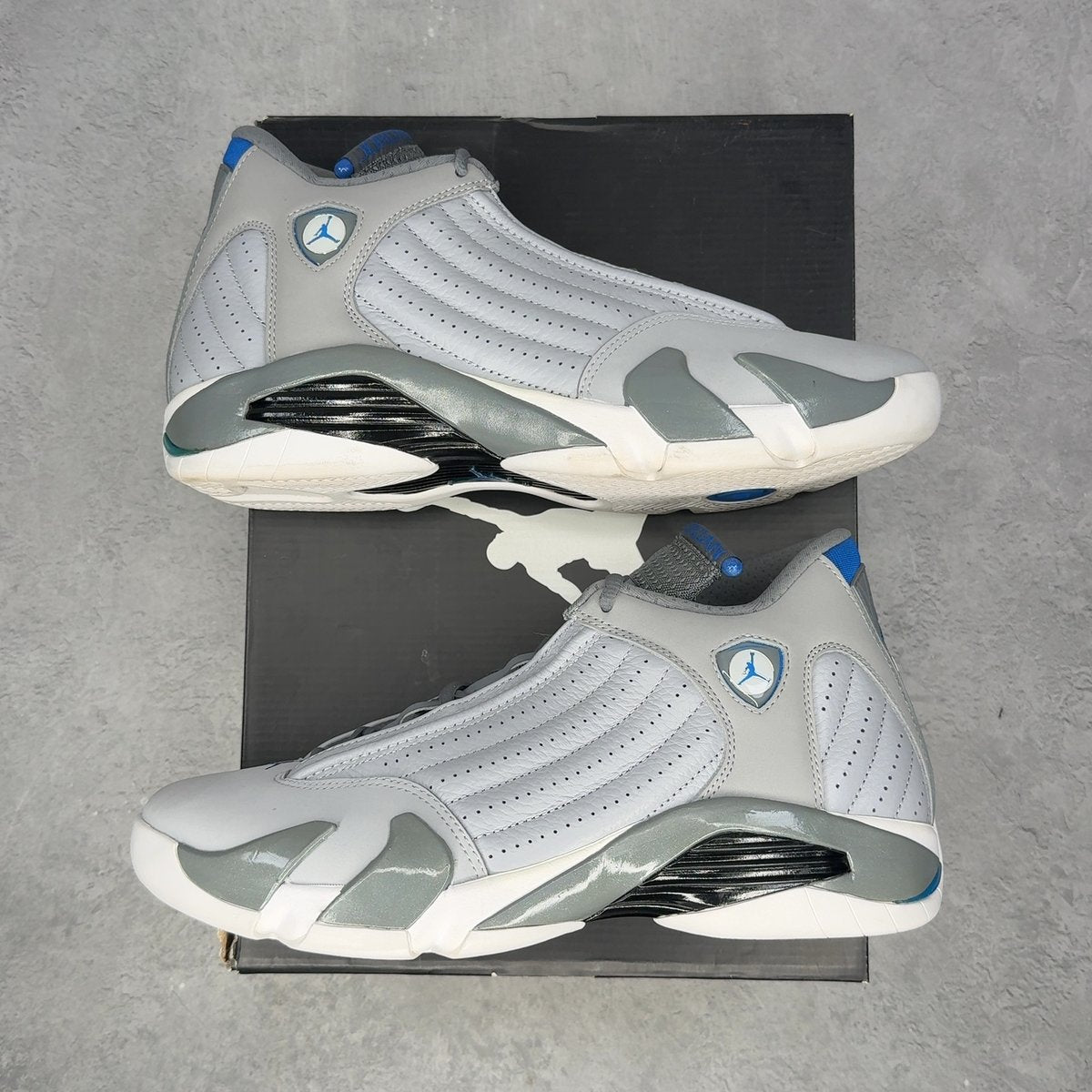Jordan 14 Retro Wolf Grey 10 (Pre-Owned) - front