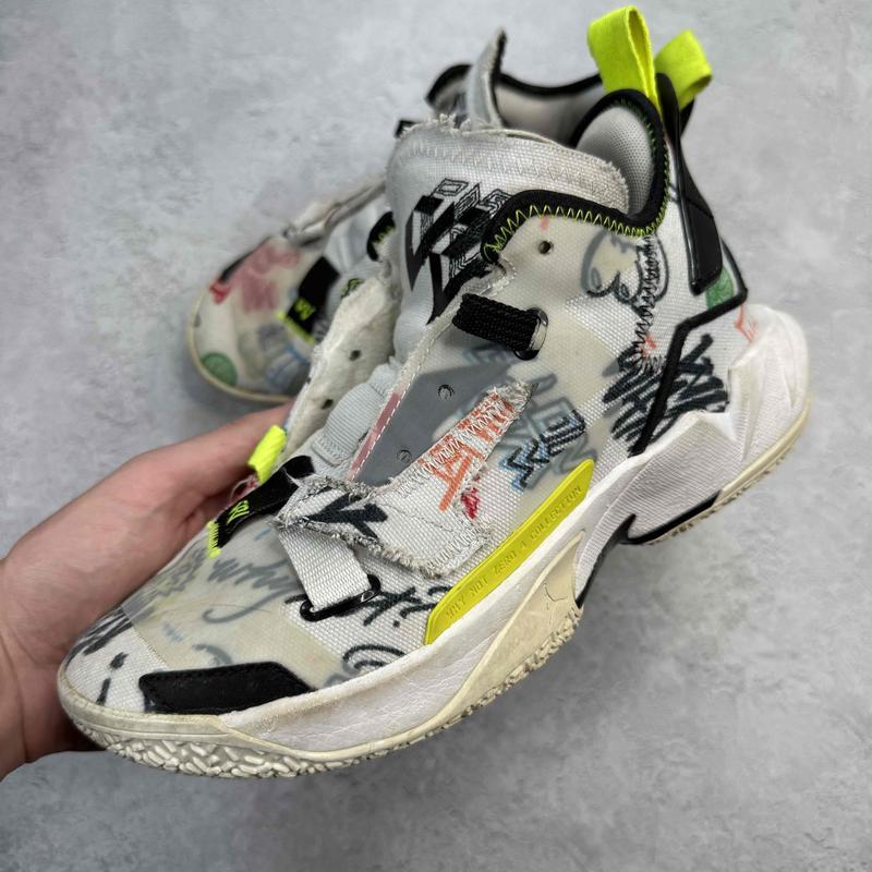 Nike Jordan Why Not Zer0.4 PF Graffiti *pre - owned* SIZE 5Y - Kicks Collective PA - Nike - DD9659 - 007 - Men's Shoes - 5M/6.5W - Pre - Owned - No Box