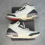 Jordan 3 Retro Cement Grey 8 (Pre-Owned) - Image 2