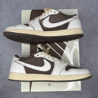 Jordan 1 Retro Low OG SP Travis Scott Reverse Mocha *pre - owned* SIZE 11 - Kicks Collective PA - Jordan - DM7866-162 - Men's Shoes - 11M/12.5W - Pre - Owned