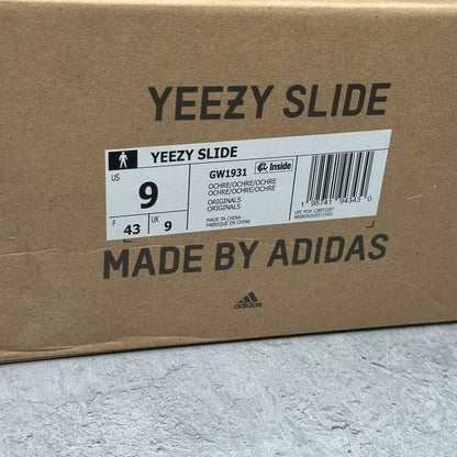 adidas Yeezy Slide Ochre *pre - owned* SIZE 9 - Kicks Collective PA - adidas - GW1931 - Men's Shoes - 9M/10.5W - Pre - Owned