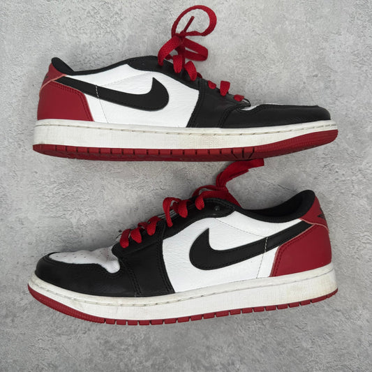 Jordan 1 Retro Low OG Black Toe (2023) *pre - owned* SIZE 8.5 - Kicks Collective PA - Jordan - CZ0790 - 106 - Men's Shoes - 8.5M/10W - Pre - Owned