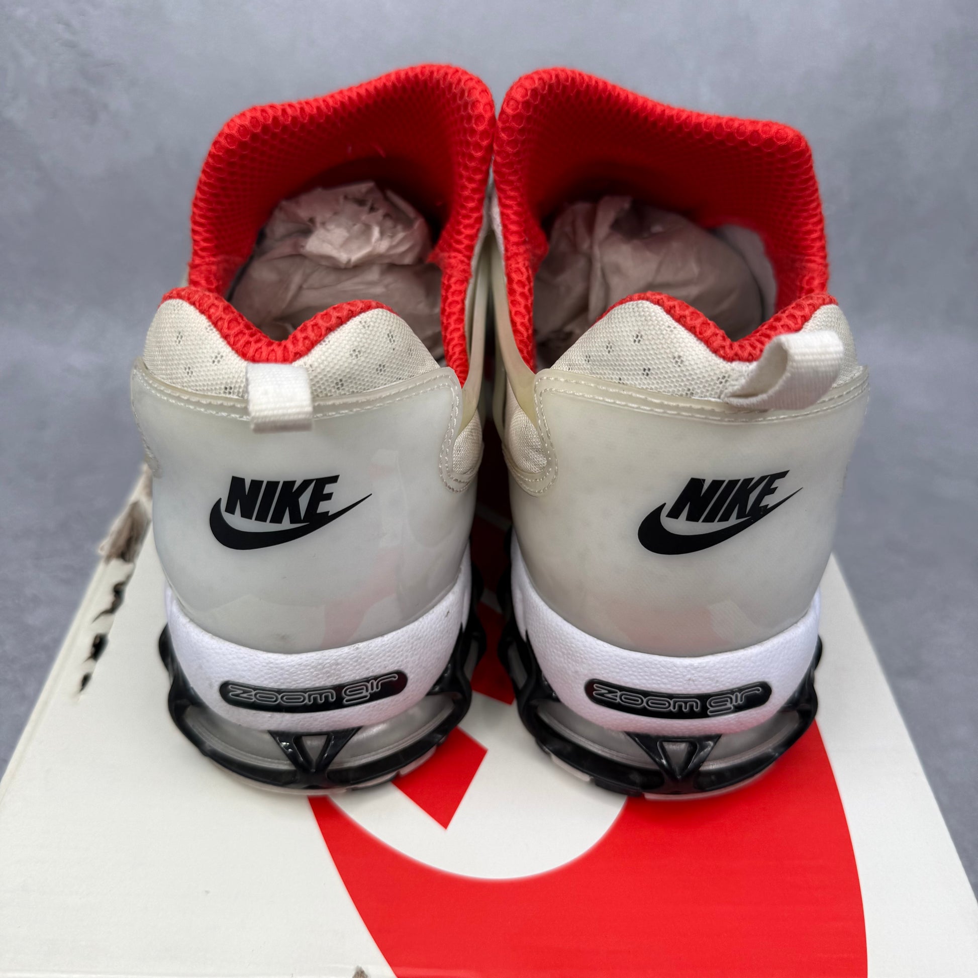 Nike Air Kukini Spiridon Cage 2 Stussy White *pre-owned* SIZE 12