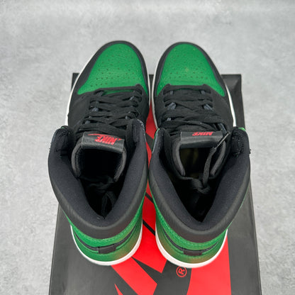Jordan 1 Retro High Pine Green Black *pre-owned* SIZE 10