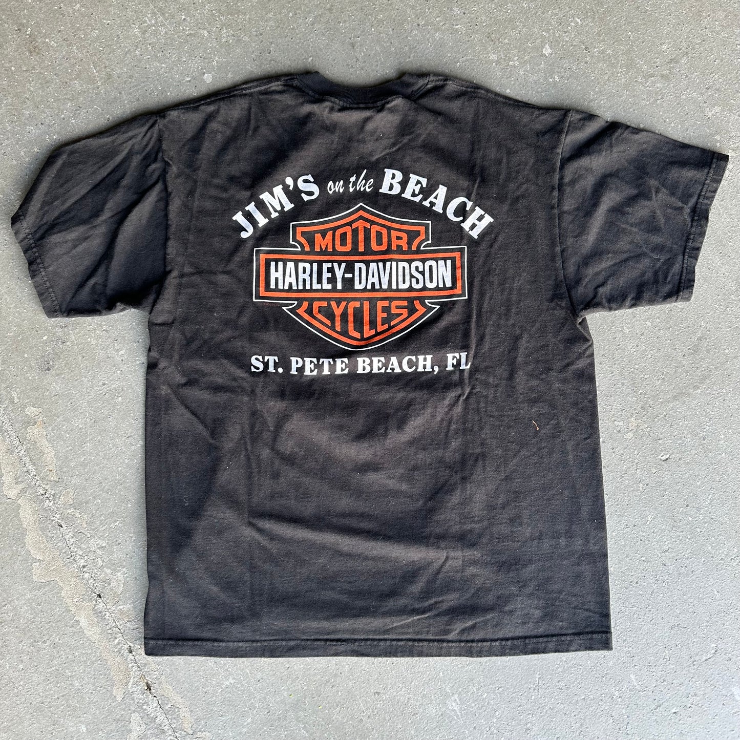 Vintage Harley Davidson St. Petes Beach Tee *pre-owned* (size Large)