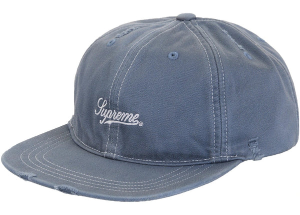 Supreme Distressed Script 6 - Panel Blue - Kicks Collective PA - Supreme - SUPREME-MYE5AU5F - Apparel - OS - Brand New