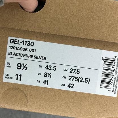 ASICS Gel-1130 Black Pure Silver