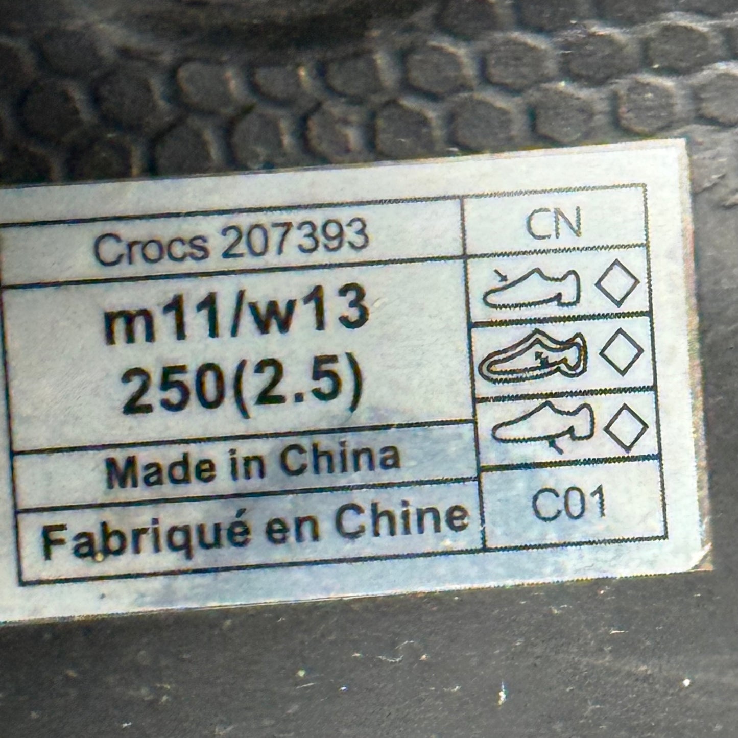 Crocs Pollex Clog by Salehe Bembury Sasquatch *pre-owned* SIZE 11