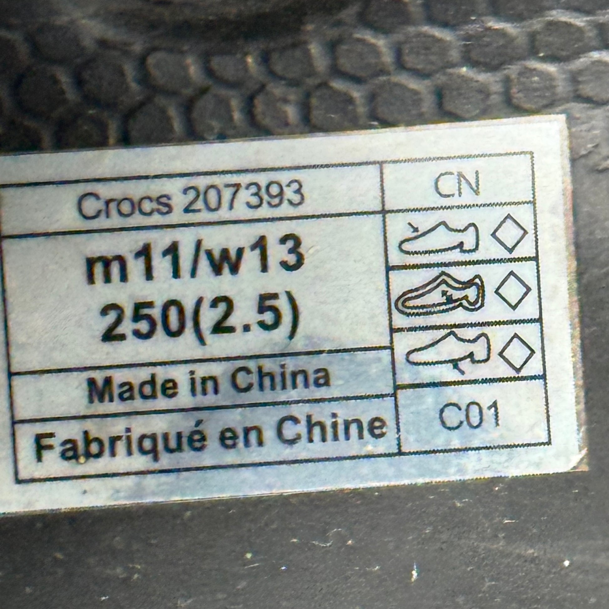 Crocs Pollex Clog by Salehe Bembury Sasquatch *pre-owned* SIZE 11