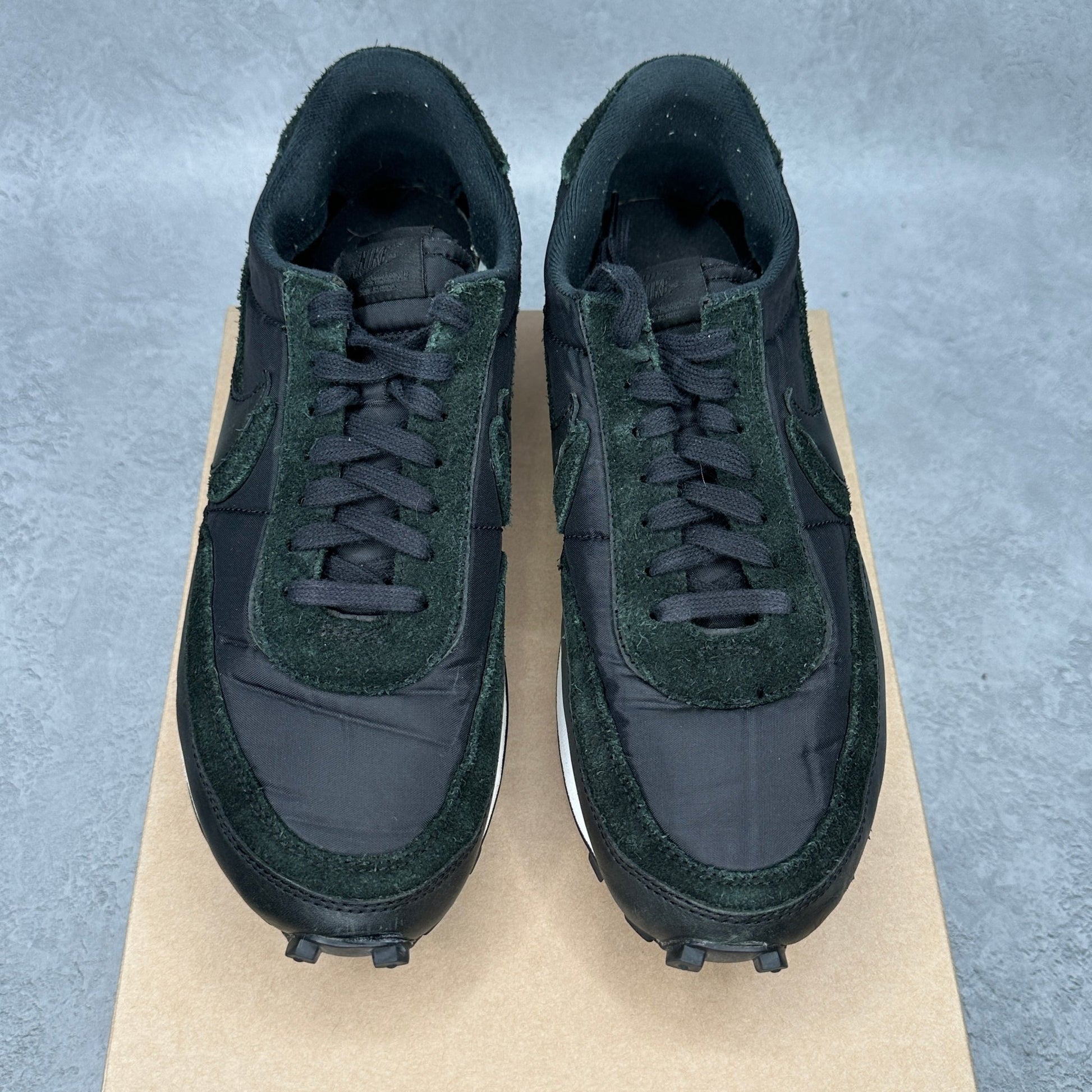 Nike LD Waffle sacai Black Nylon *pre-owned* SIZE 12