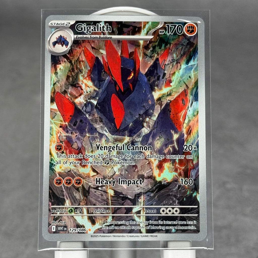 Gigalith - 129/086 - SV: White Flare (WHT) - Kicks Collective PA - POKEMON - POKEMON SINGLES - Accessories - OS - Brand New - No Box