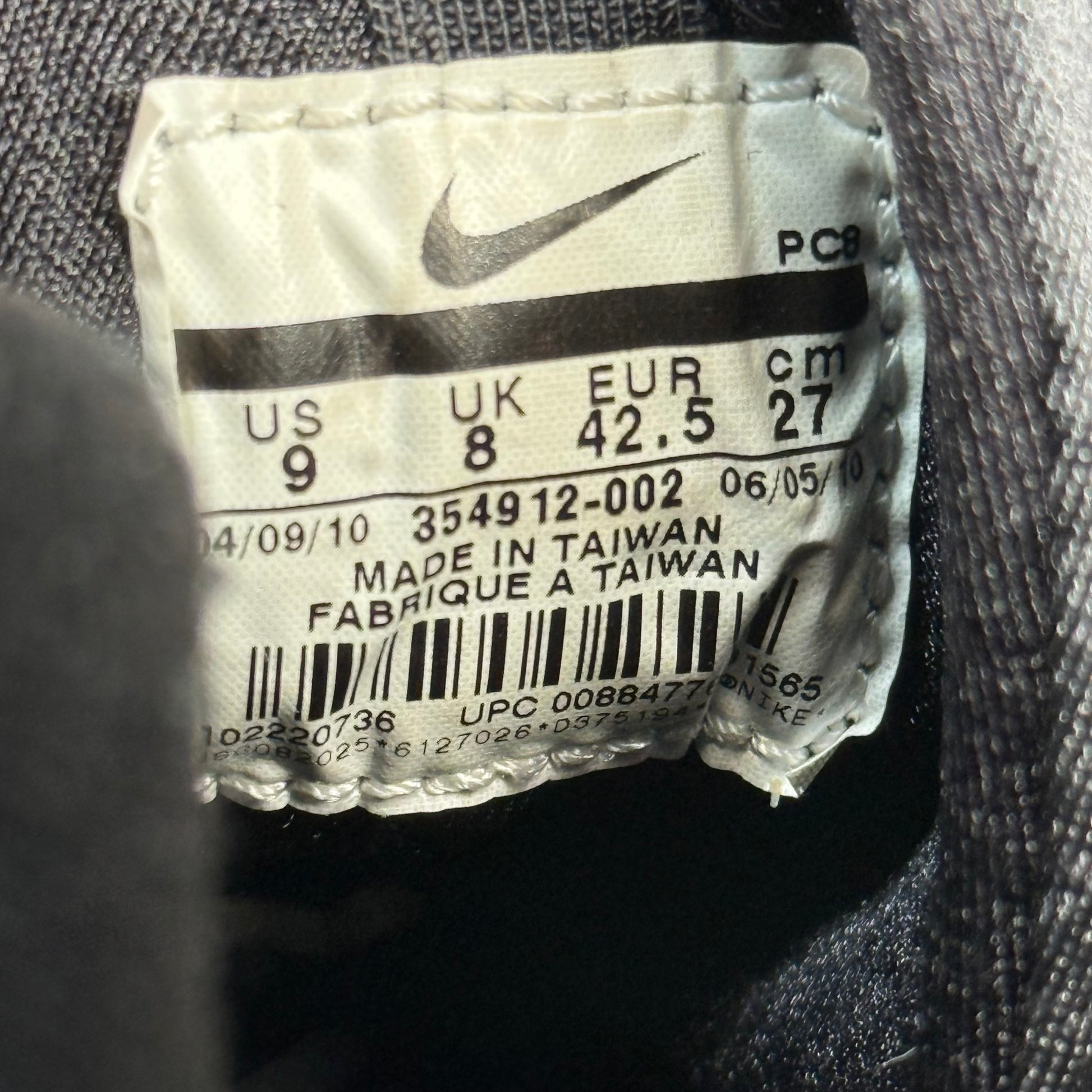 Nike Air Griffey Max 1 Anthracite Hot Red *pre-owned* SIZE 9