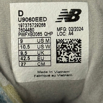 New Balance 9060 Chrome Blue *pre-owned* SIZE 9