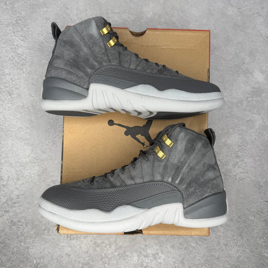 Jordan 12 Retro Dark Grey - Kicks Collective PA - Jordan - 130690-005 - Men's Shoes - 8.5M/10W - Brand New - Original Box (Damaged)