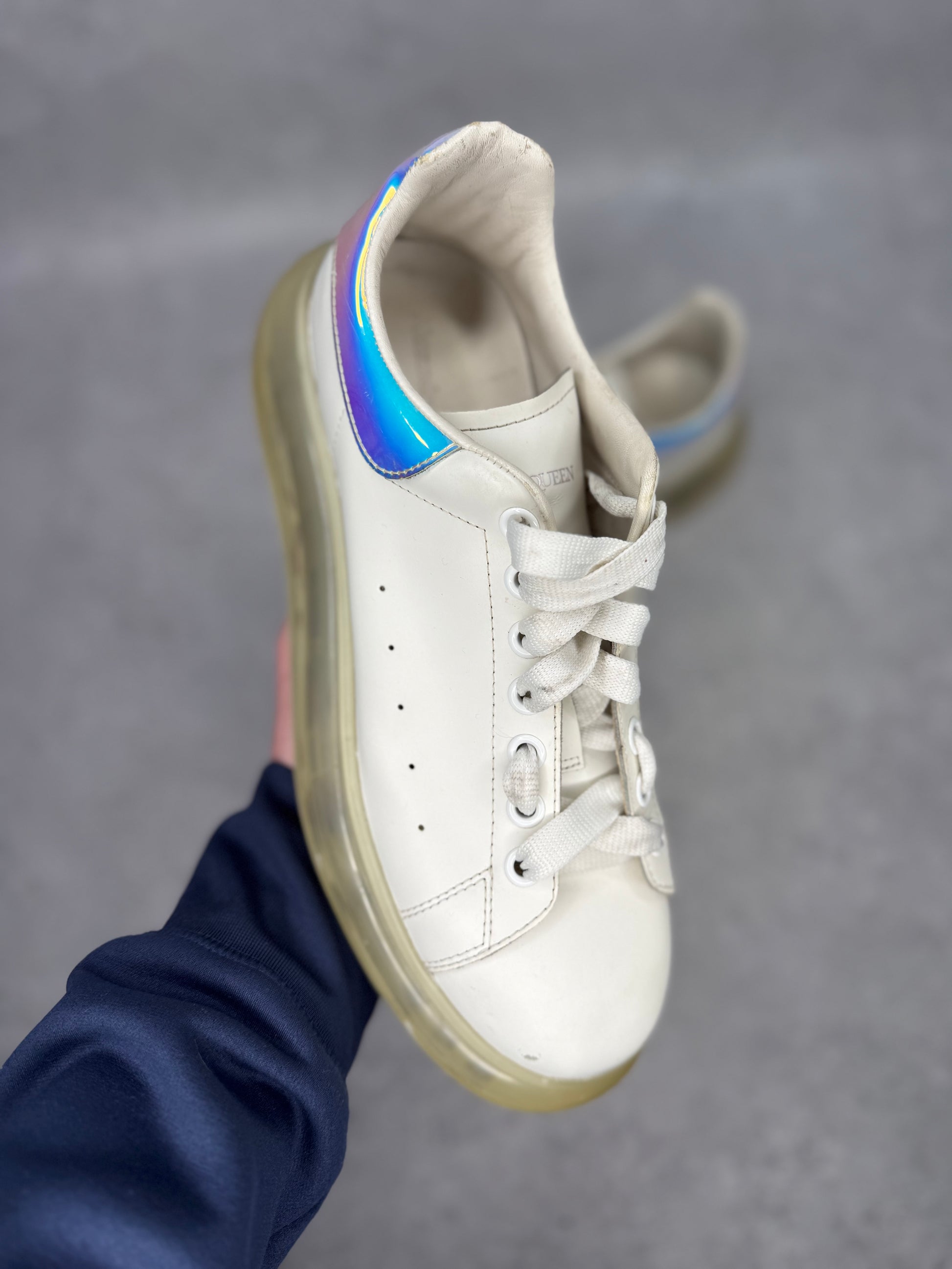 Alexander McQueen Oversized Clear Sole Multicolor (Women's) *pre-owned* SIZE EU43