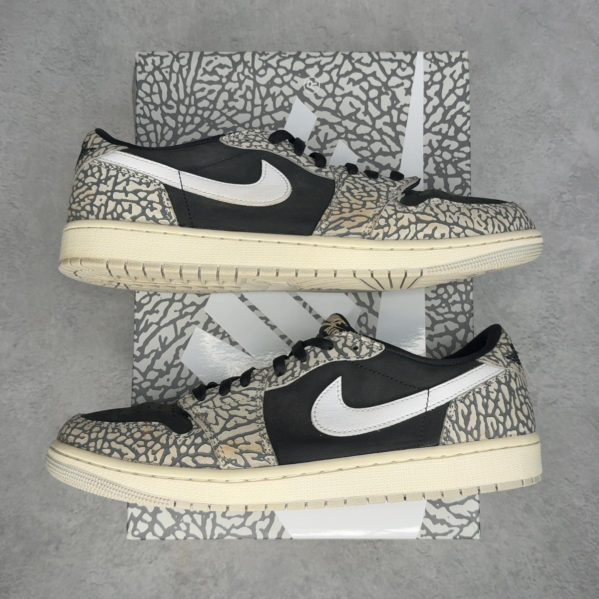 Jordan 1 Retro Low OG Black Cement - Image 1