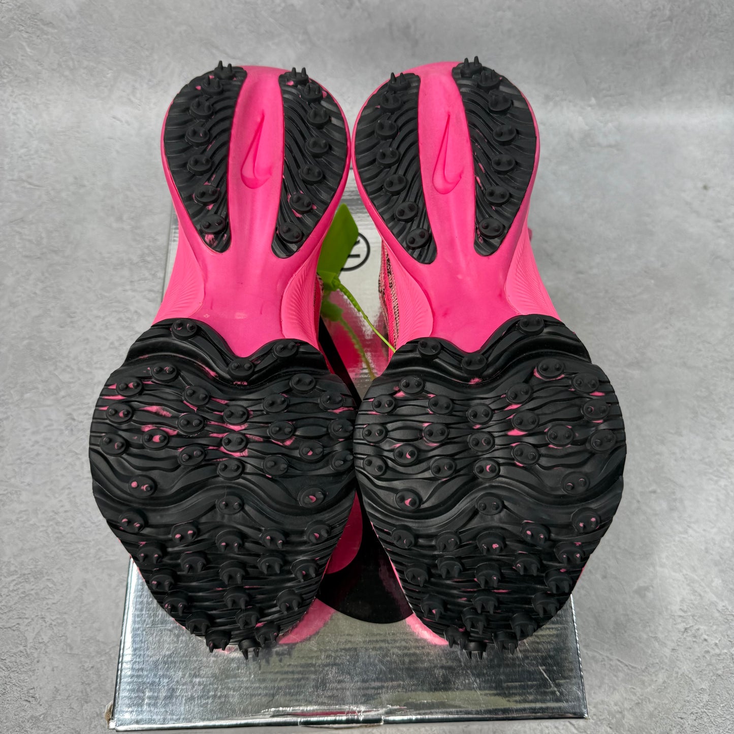 Nike Air Zoom Tempo Next% Flyknit Off-White Racer Blue Pink Glow