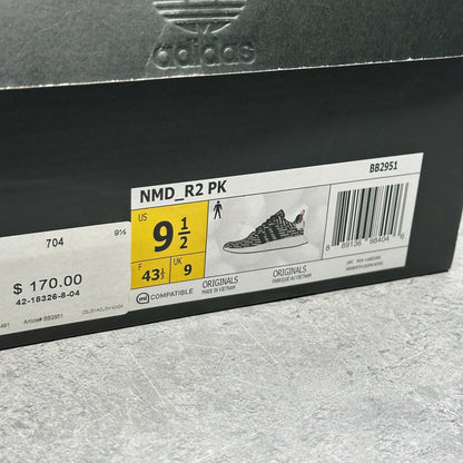 adidas NMD R2 Black White *pre - owned* SIZE 9.5 - Kicks Collective PA - adidas - BB2951 - Men's Shoes - 9.5M/11W - Pre - Owned