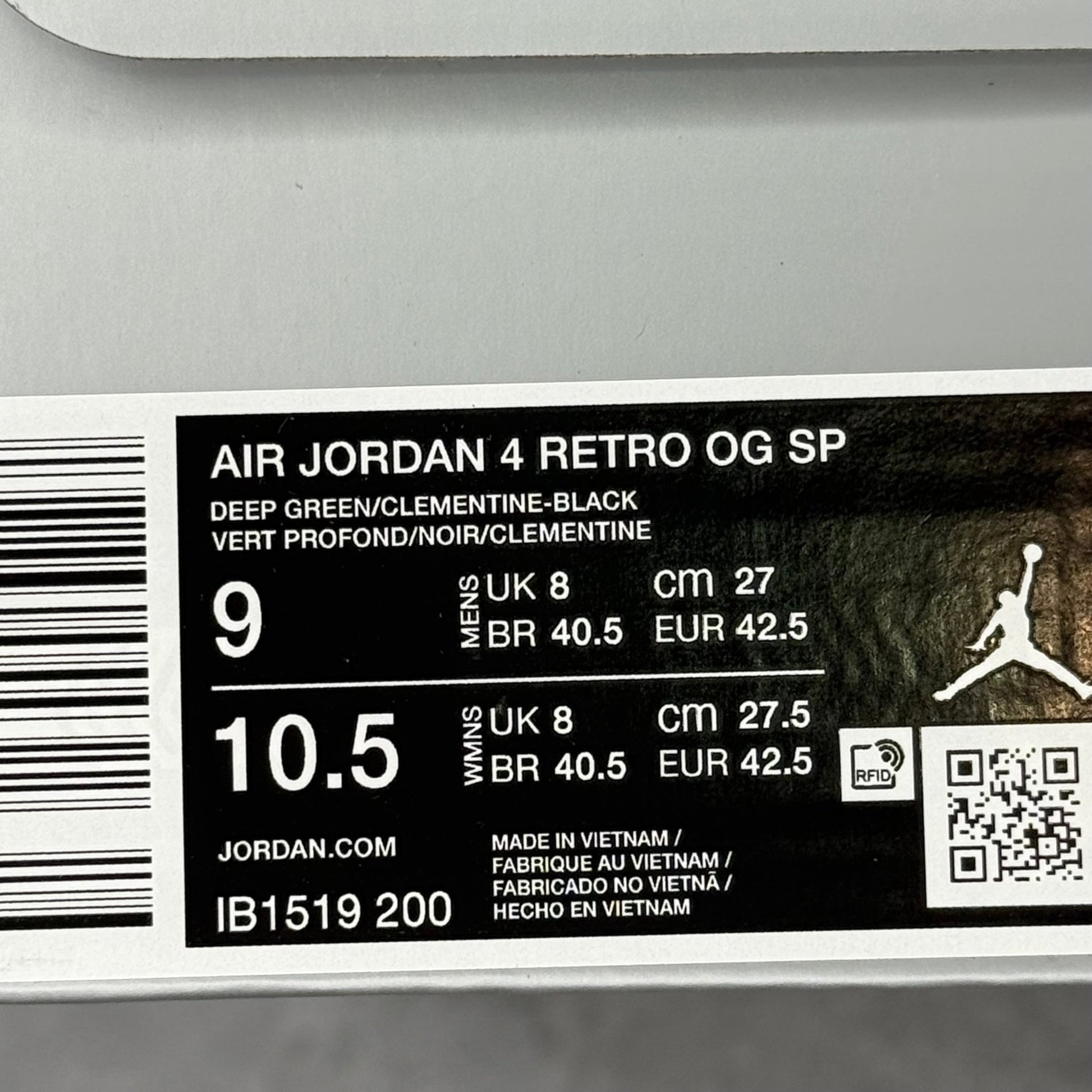 Jordan 4 Retro OG SP Undefeated (2025) - Kicks Collective PA - Jordan - IB1519 - 200 - Men's Shoes - 9M/10.5W - Brand New