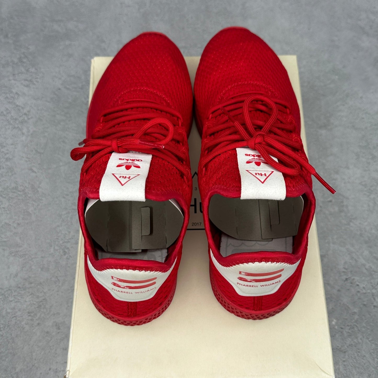 adidas Tennis Hu Pharrell Solid Scarlet *pre - owned* SIZE 9.5 - Kicks Collective PA - adidas - BY8720 - Men's Shoes - 9.5M/11W - Pre - Owned