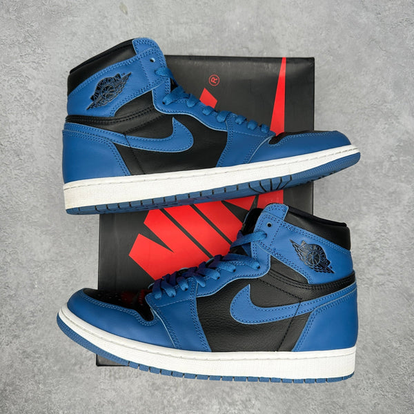 Jordan 1 Retro High OG Dark Marina Blue *pre - owned* SIZE 10.5 - Kicks Collective PA - Jordan - 555088-404 - Men's Shoes - 10.5M/12W - Pre - Owned