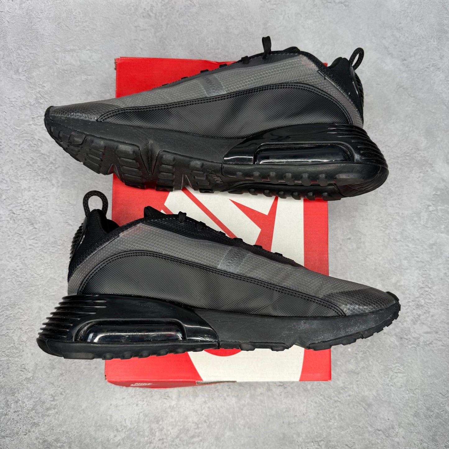 Nike Air Max 2090 Black Wolf Grey *pre - owned* SIZE 11 - Kicks Collective PA - Nike - BV9977-001 - Men's Shoes - 11M/12.5W - Pre - Owned