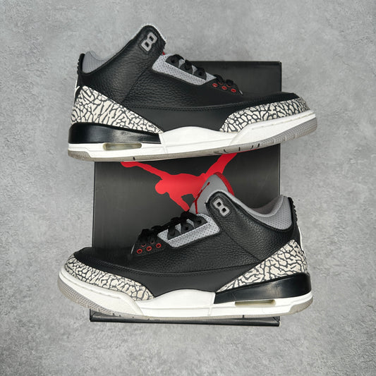 Jordan 3 Retro Black Cement (2018) *pre-owned* SIZE 8.5