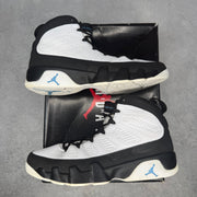 Jordan 9 Retro University Blue pre-owned size 10.5