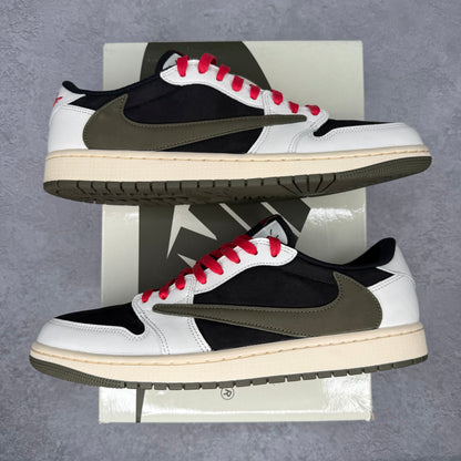 Jordan 1 Retro Low OG SP Travis Scott Olive (Women's) *pre-owned* SIZE 11.5M/13W