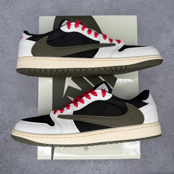 Jordan 1 Retro Low OG SP Travis Scott Olive (Women's) *pre-owned* SIZE 11.5M/13W