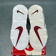 Nike Air More Uptempo White Varsity Red Outline *pre - owned* SIZE 7.5 - Kicks Collective PA - Nike - 921948-102 - Men's Shoes - 7.5M/9W - Pre - Owned - Original Box (Damaged)
