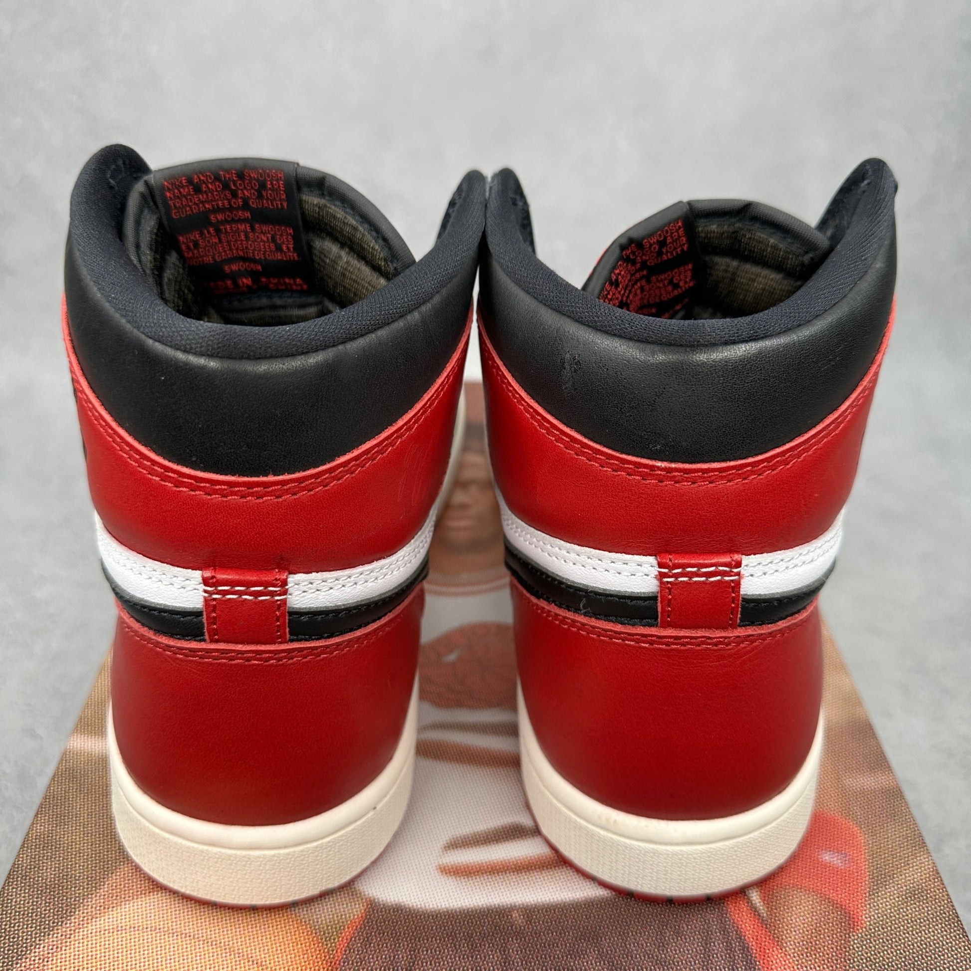 Jordan 1 Retro High OG Black Toe Reimagined *pre - owned* SIZE 9.5 - Kicks Collective PA - Jordan - DZ5485-106 - Men's Shoes - 9.5M/11W - Pre - Owned