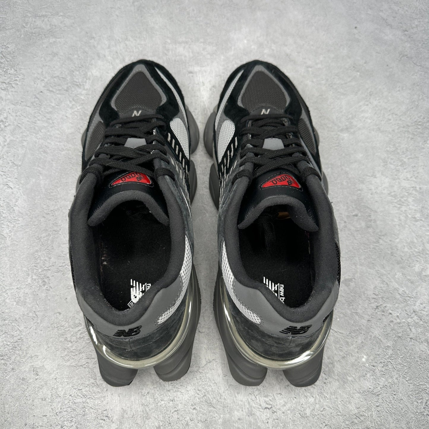 New Balance 9060 Black Castlerock Grey *pre - owned* SIZE 11.5 - Kicks Collective PA - New Balance - U9060BLK - Men's Shoes - 11.5M/13W - Pre - Owned - No Box