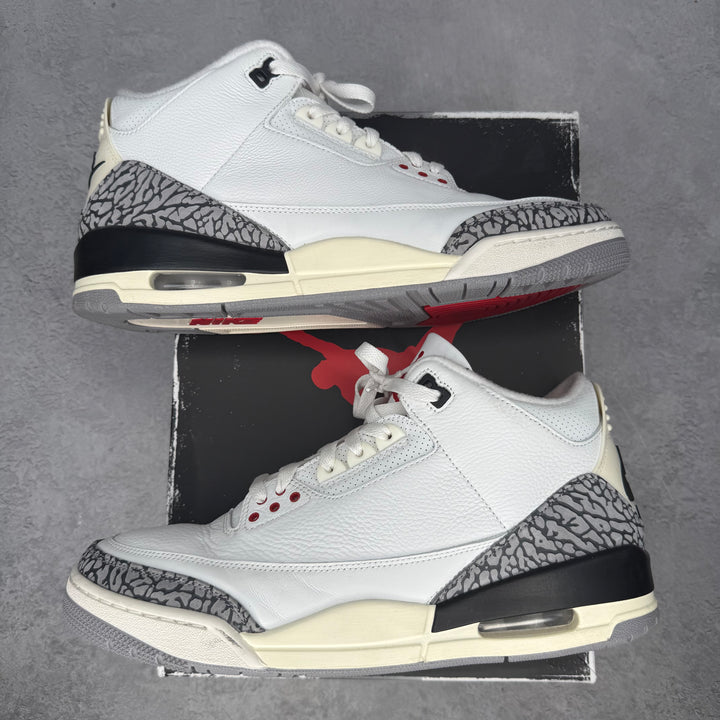 Jordan 3 Retro White Cement Reimagined pre-owned size 12