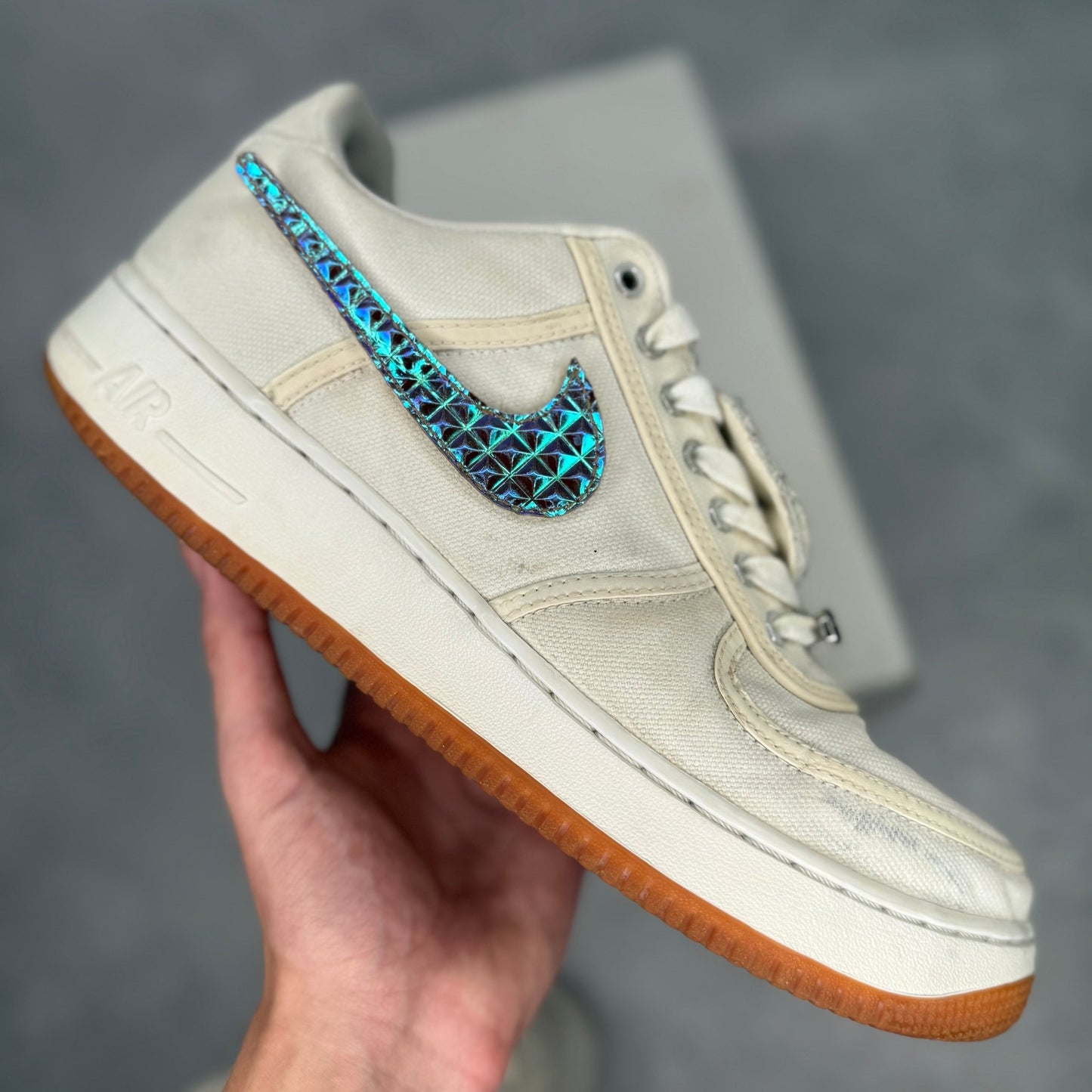 Nike Air Force 1 Low Travis Scott (AF100) *pre - owned* SIZE 11 - Kicks Collective PA - Nike - AQ4211 - 100 - Men's Shoes - 11M/12.5W - Pre - Owned